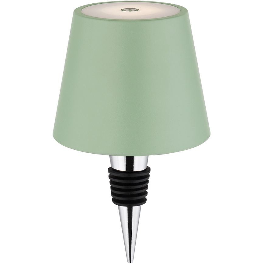 Globo - Dimmbare, per Touch bedienbare, wiederaufladbare Outdoor-Tischlampe 3-in-1 LED/3W/5V 3000/4000/5000K IP54 1800 mAh grün