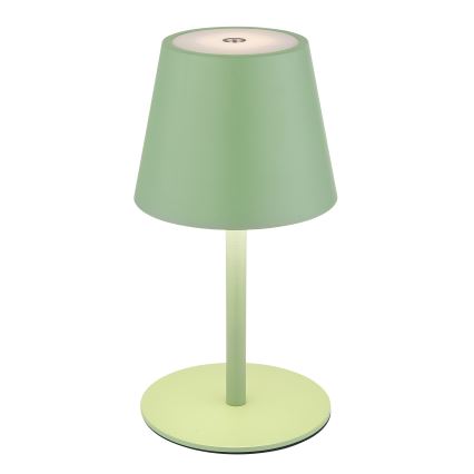 Globo - Dimmbare, per Touch bedienbare, wiederaufladbare Outdoor-Tischlampe 3-in-1 LED/3W/5V 3000/4000/5000K IP54 1800 mAh grün