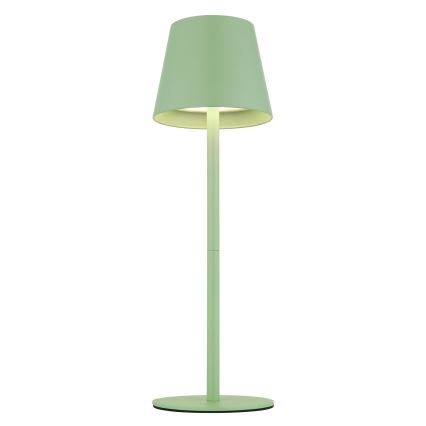 Globo - Dimmbare, per Touch bedienbare, wiederaufladbare Outdoor-Tischlampe 3-in-1 LED/3W/5V 3000/4000/5000K IP54 1800 mAh grün