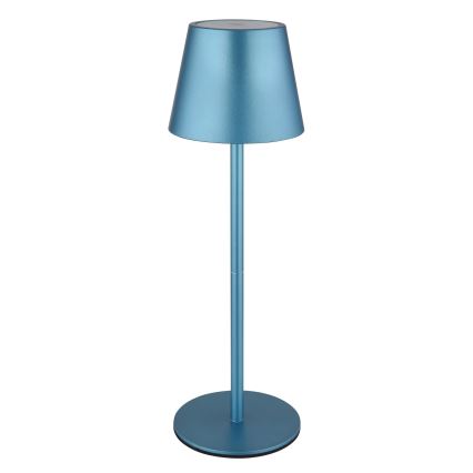 Globo - LED-dimmbare, per Touch steuerbare, wiederaufladbare Außen-Tischlampe 3-in-1 LED/3W/5V 3000/4000/5000K IP54 1800 mAh blau