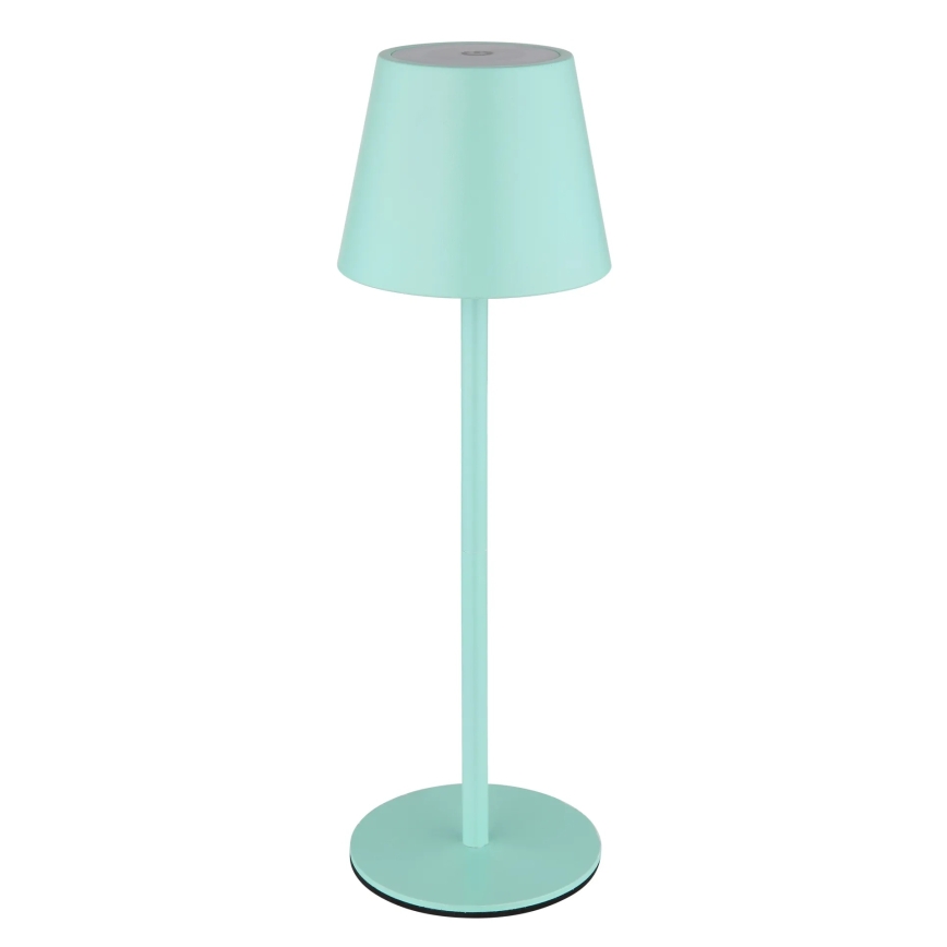 Globo - LED-dimmbare Touch-Akku-Tischleuchte für den Außenbereich 3-in-1 LED/3W/5V 3000/4000/5000K IP54 1800 mAh minzgrün