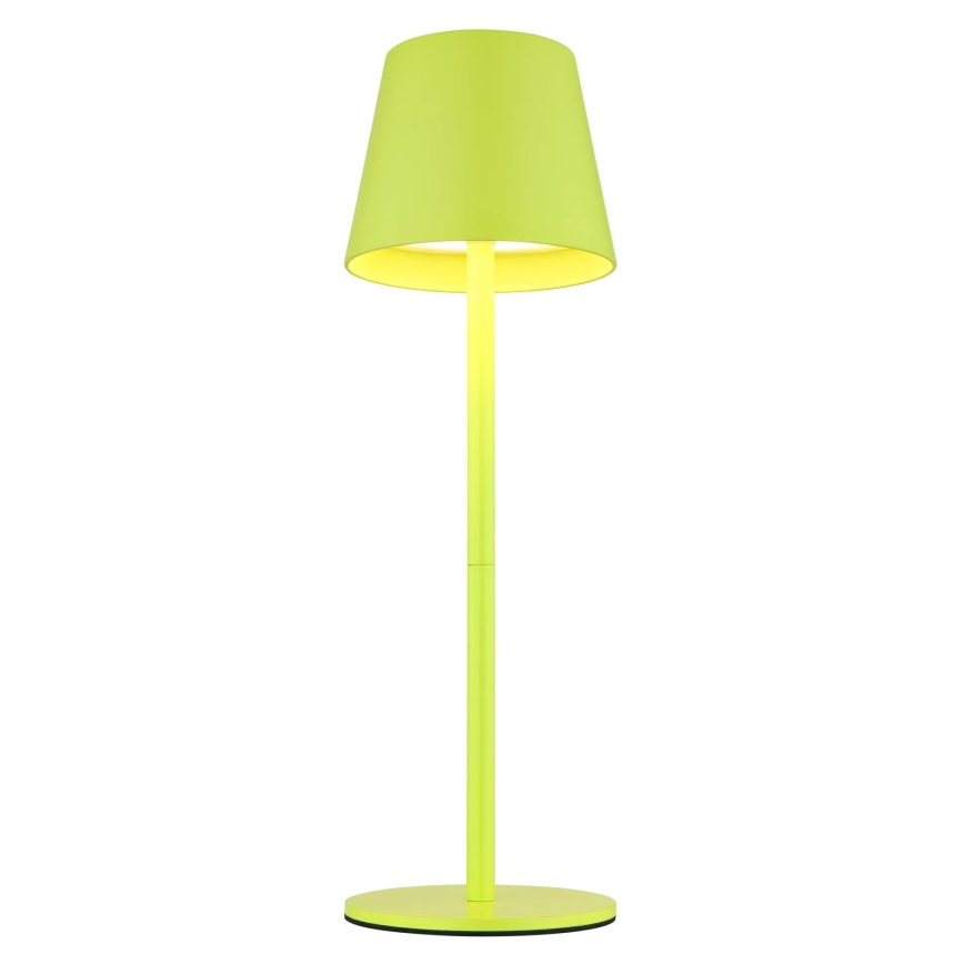Globo - LED, dimmbar, mit Touch-Bedienung, wiederaufladbare Outdoor-Tischlampe 3-in-1 LED/3W/5V 3000/4000/5000K IP54 1800 mAh grün