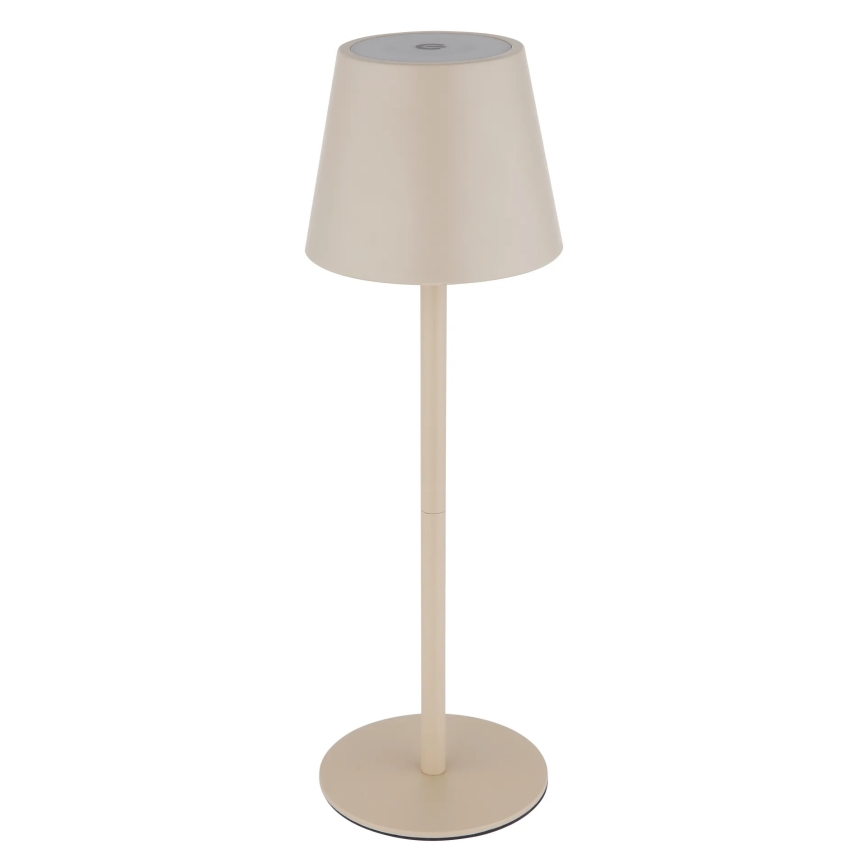 Globo - 3-in-1 wiederaufladbare LED-Tischlampe für den Außenbereich, dimmbar, mit Touch-Bedienung, LED/3W/5V, 3000/4000/5000K, IP54, 1800 mAh