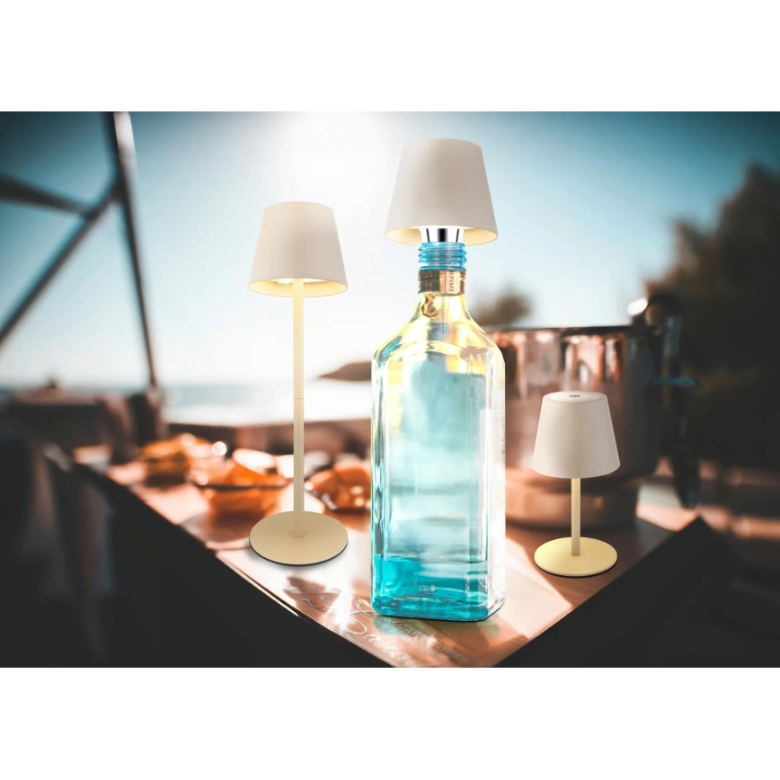 Globo - LED dimmbar, berührungsgesteuerte, wiederaufladbare Outdoor-Tischlampe LED/3W/5V 3000/4000/5000K IP54 1800 mAh