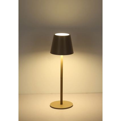 Globo - LED dimmbar, berührungsgesteuerte, wiederaufladbare Outdoor-Tischlampe LED/3W/5V 3000/4000/5000K IP54 1800 mAh