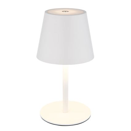 Globo - LED dimmbare, wiederaufladbare Touch-Outdoor-Tischlampe 3-in-1 LED/3W/5V 3000/4000/5000K IP54 1800 mAh Weiß