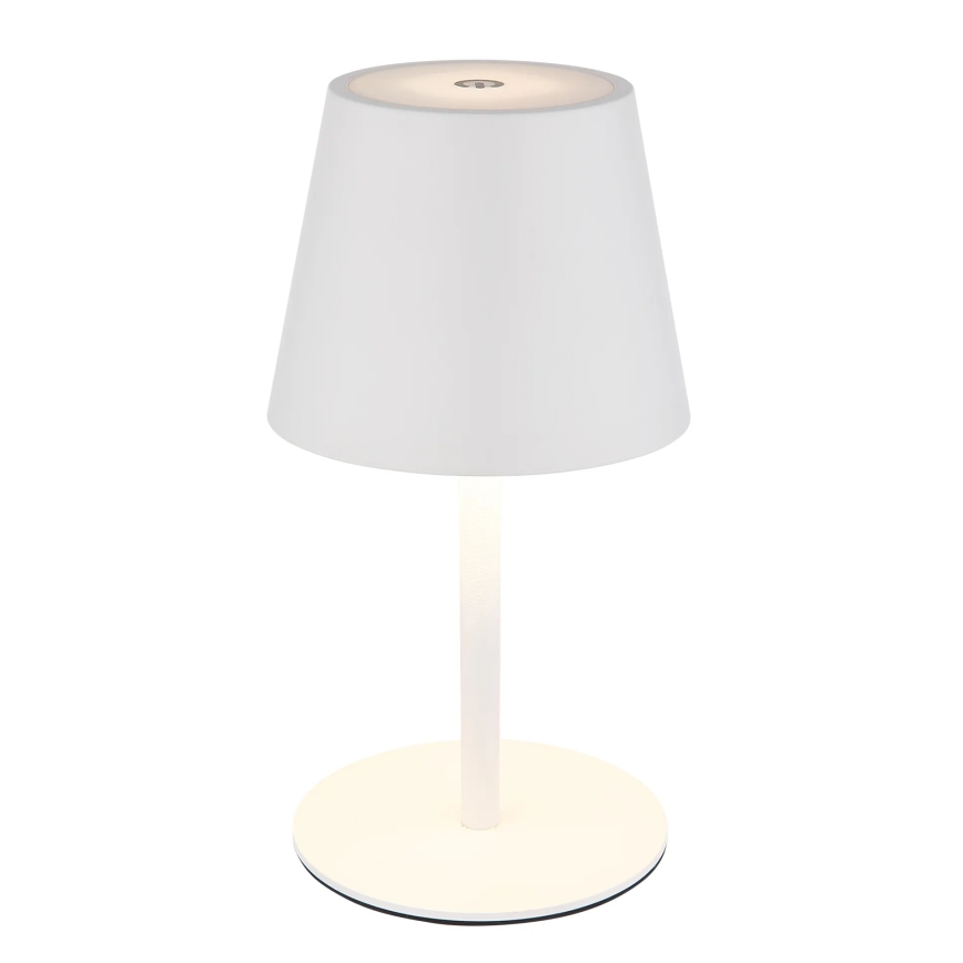 Globo - LED dimmbare, wiederaufladbare Touch-Outdoor-Tischlampe 3-in-1 LED/3W/5V 3000/4000/5000K IP54 1800 mAh Weiß