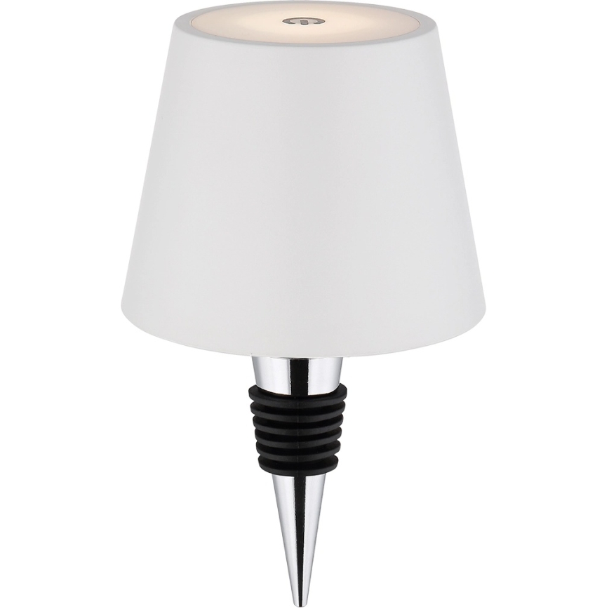 Globo - LED dimmbare, wiederaufladbare Touch-Outdoor-Tischlampe 3-in-1 LED/3W/5V 3000/4000/5000K IP54 1800 mAh Weiß