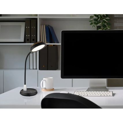 Globo - Dimmbare LED-Tischlampe mit Touch-Bedienung LED/12W/230V 3000/4000/6500K schwarz