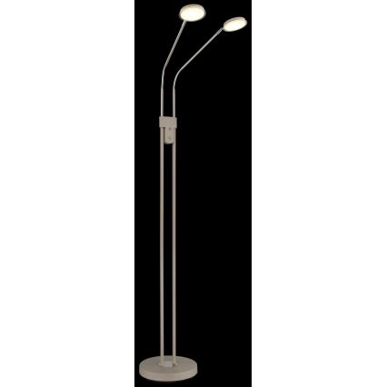 Globo - LED-dimmbare Stehleuchte 2xLED/6,5W/230V 2700/3350/4000K beige