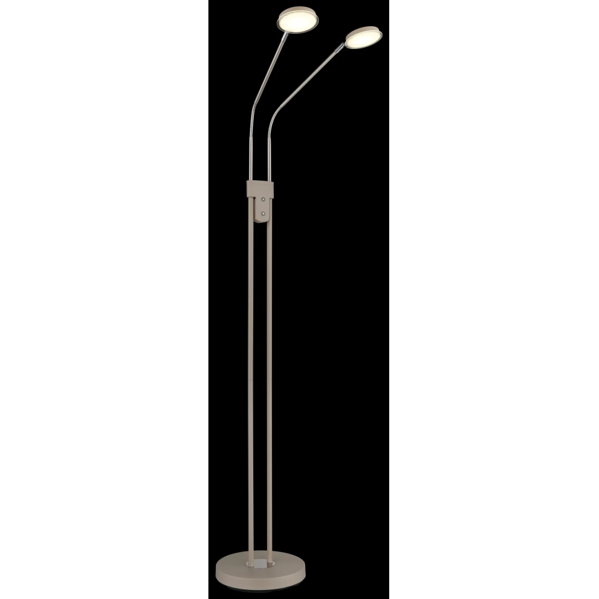 Globo - LED-dimmbare Stehleuchte 2xLED/6,5W/230V 2700/3350/4000K beige
