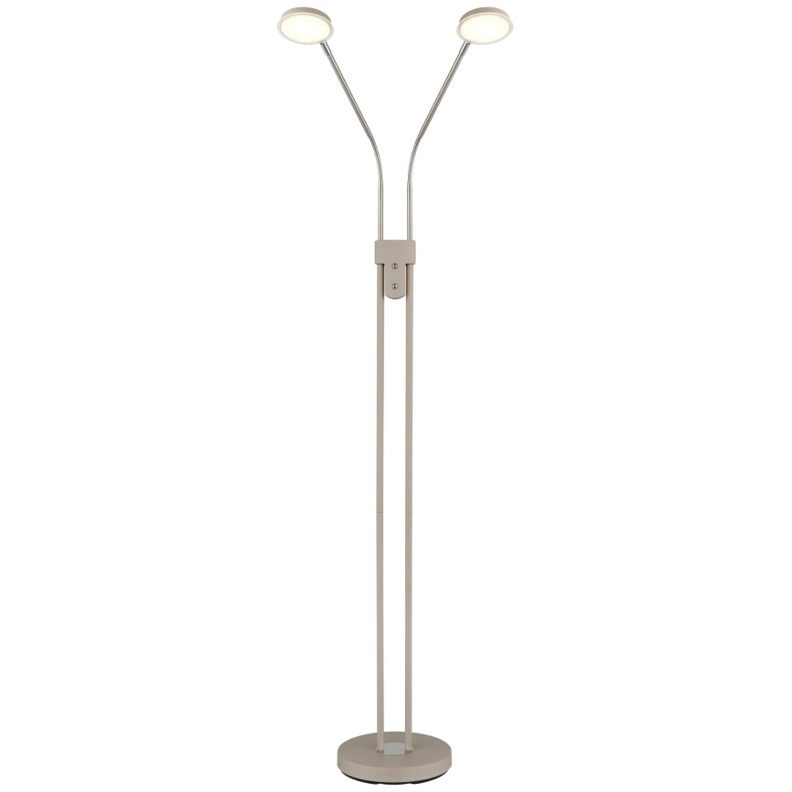 Globo - LED-dimmbare Stehleuchte 2xLED/6,5W/230V 2700/3350/4000K beige