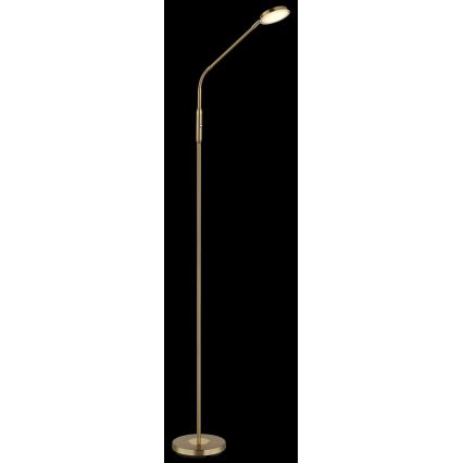 Globo - LED dimmbare Touch-Stehleuchte LED/6,5W/230V 2700/3350/4000K Messing