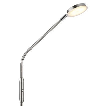 Globo - Dimmbare Touch-Stehlampe LED/6,5W/230V 2700/3350/4000K mattchrom