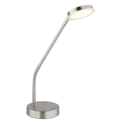 Globo - dimmbare LED-Tischlampe mit Touchfunktion LED/6,5W/230V 2700/3350/4000K mattchrom