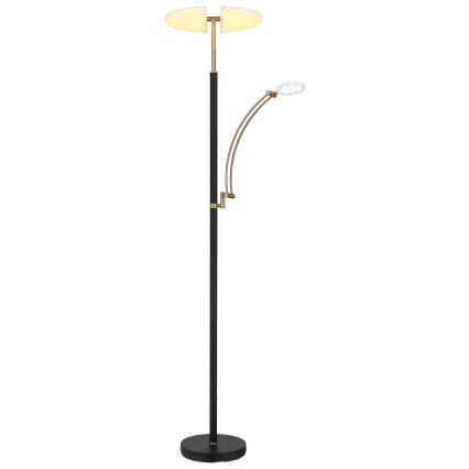 Globo - dimmbare LED-Stehlampe LED/40W/230V + LED/5,5W 2700/4000/6000K schwarz