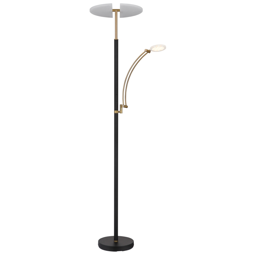 Globo - dimmbare LED-Stehlampe LED/40W/230V + LED/5,5W 2700/4000/6000K schwarz