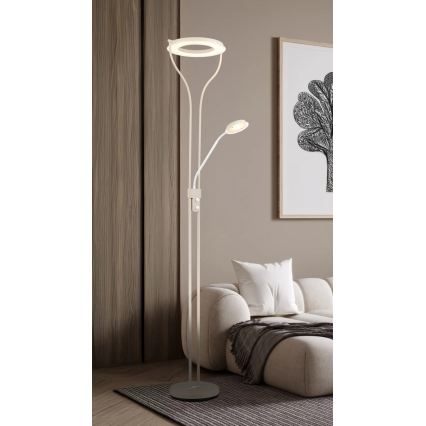 Globo - dimmbare LED-Stehlampe LED/20W/230V + LED/4W 3000K