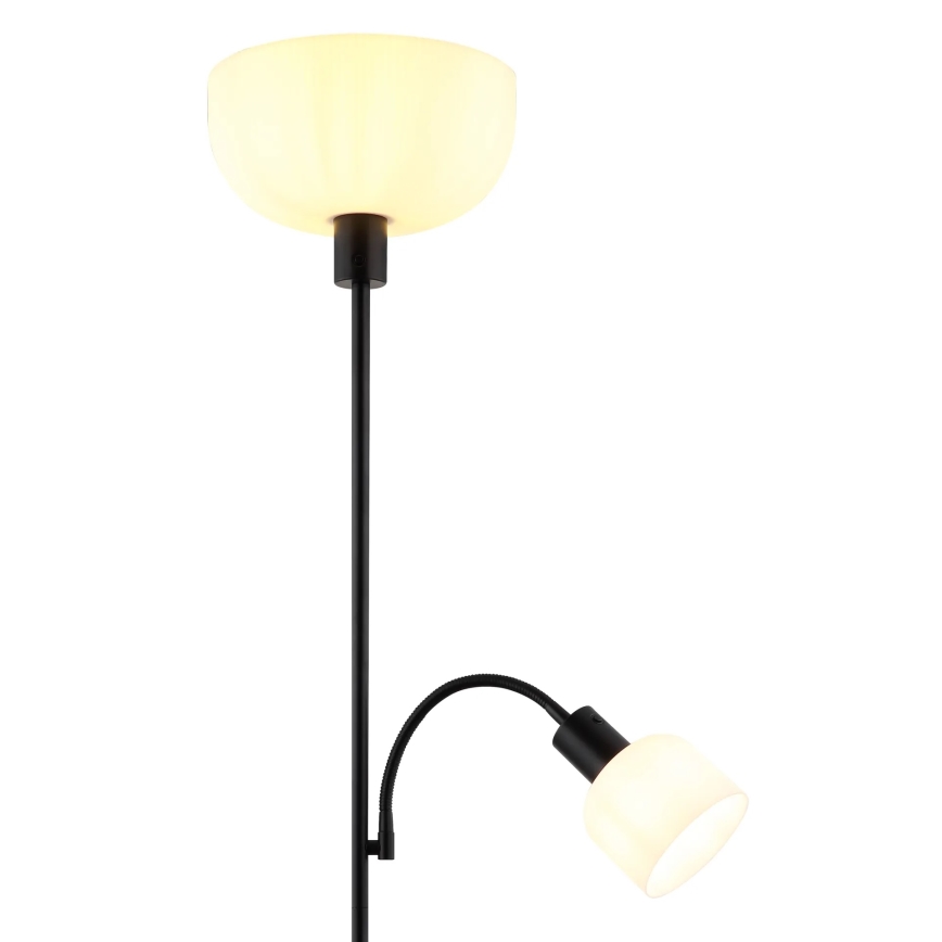 Globo - Stehlampe 1xE27/40W/230V + 1xE14/25W