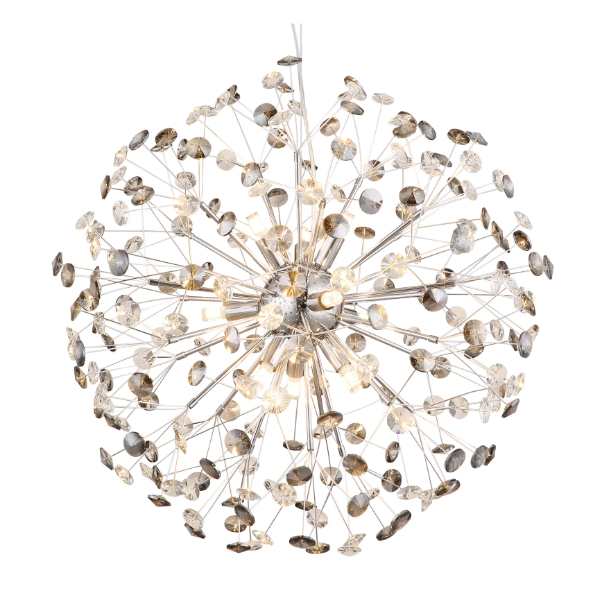 Globo - LED-Pendelleuchte mit Kabelaufhängung 9xG9/3,5W/230V hochglänzender Chrom