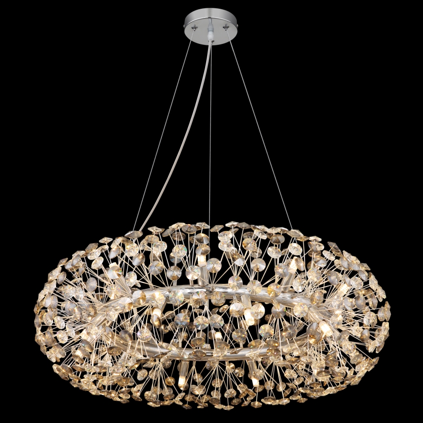 Globo - LED-Kristall-Kronleuchter mit Drahtseil 20xG9/3,5W/230V