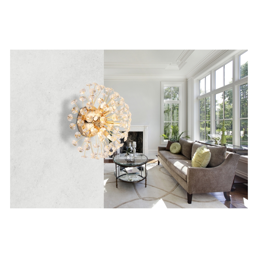 Globo - LED-Wandleuchte 6xG9/3,5W/230V goldfarben