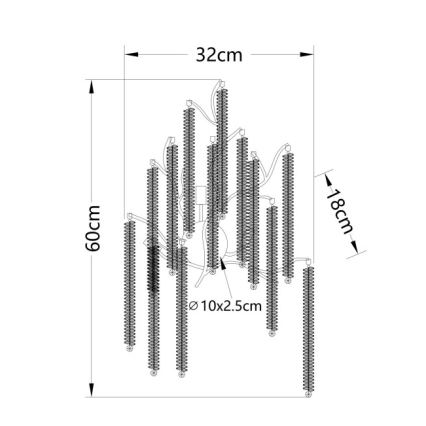 Globo - LED Wandleuchte 3xG9/8W/230V