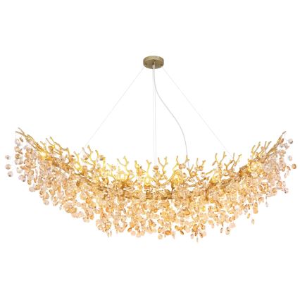 Globo - Pendelleuchte an Kabel 16xE14/40W/230V goldfarben