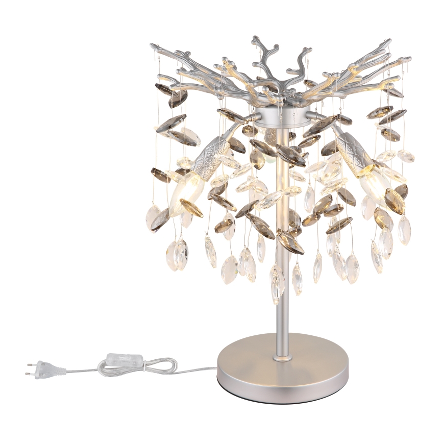 Globo - Tischlampe 3xE14/40W/230V silber