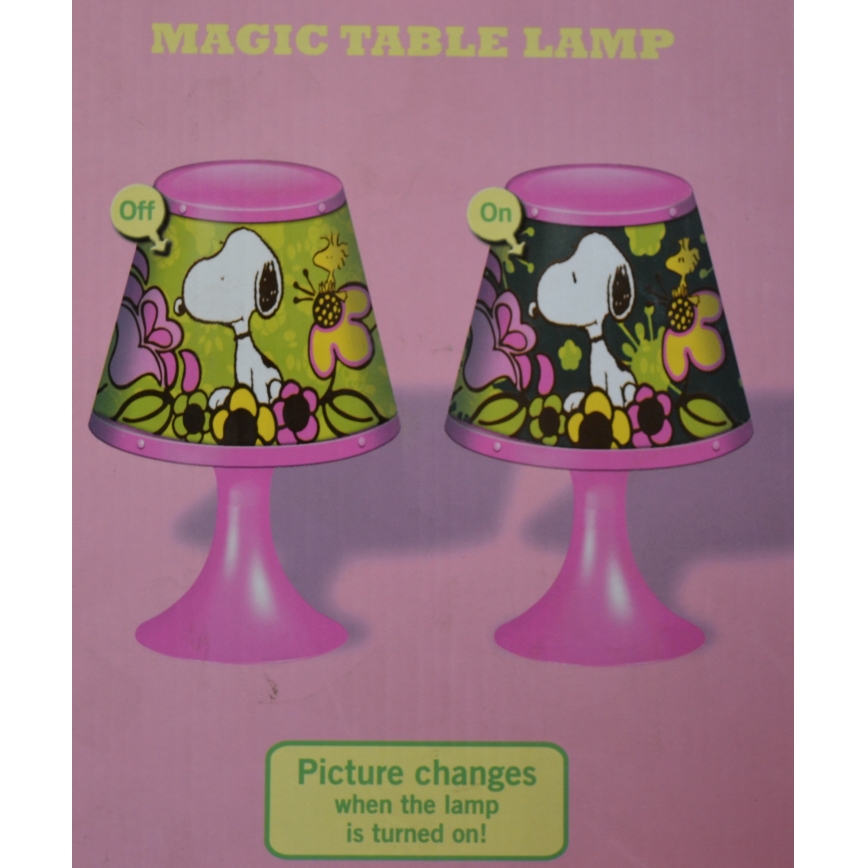 GLOBO 662392 - Stolní lampa SNOOPY 1xG24q-1/10W