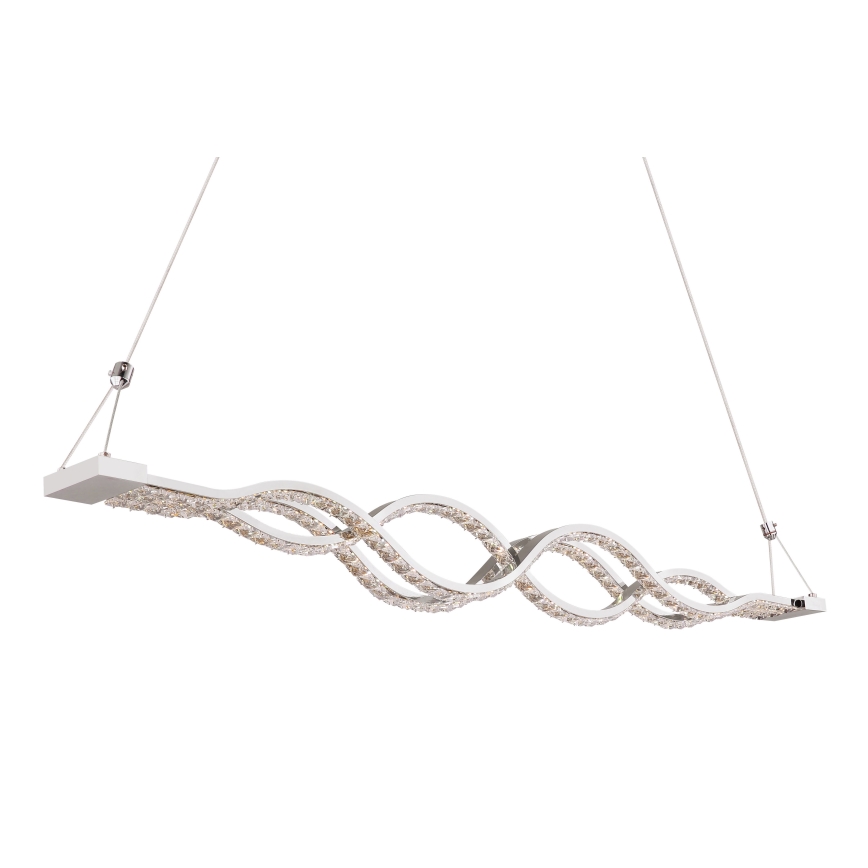 Globo - LED-dimmbare Pendelleuchte mit Seilaufhängung LED/30W/230V + Fernbedienung