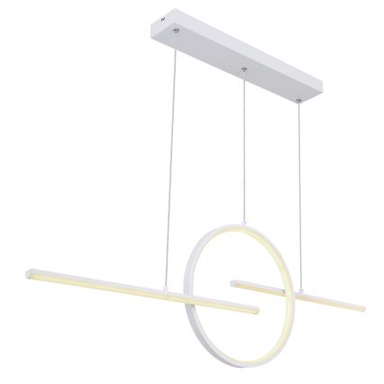 Globo - LED Dimmbarer Kronleuchter an Schnur LED/50W/230V + Fernbedienung