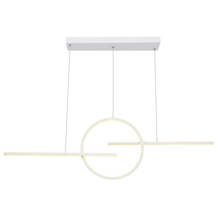 Globo - LED Dimmbarer Kronleuchter an Schnur LED/50W/230V + Fernbedienung