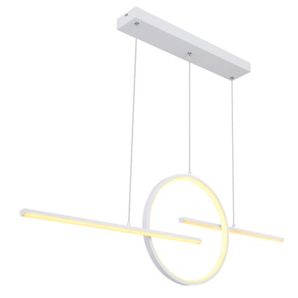 Globo - LED Dimmbarer Kronleuchter an Schnur LED/50W/230V + Fernbedienung