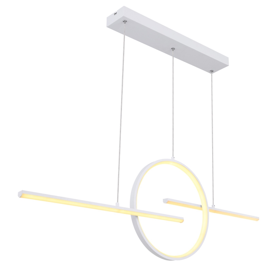 Globo - LED Dimmbarer Kronleuchter an Schnur LED/50W/230V + Fernbedienung