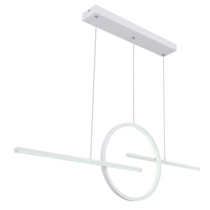Globo - LED Dimmbarer Kronleuchter an Schnur LED/50W/230V + Fernbedienung