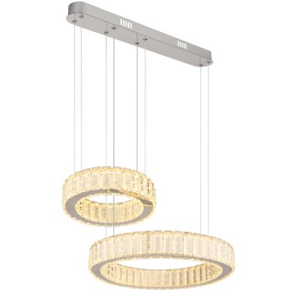 Globo - LED dimmbare Hängeleuchte an Seil LED/80W/230V 2700-6000K + Fernbedienung