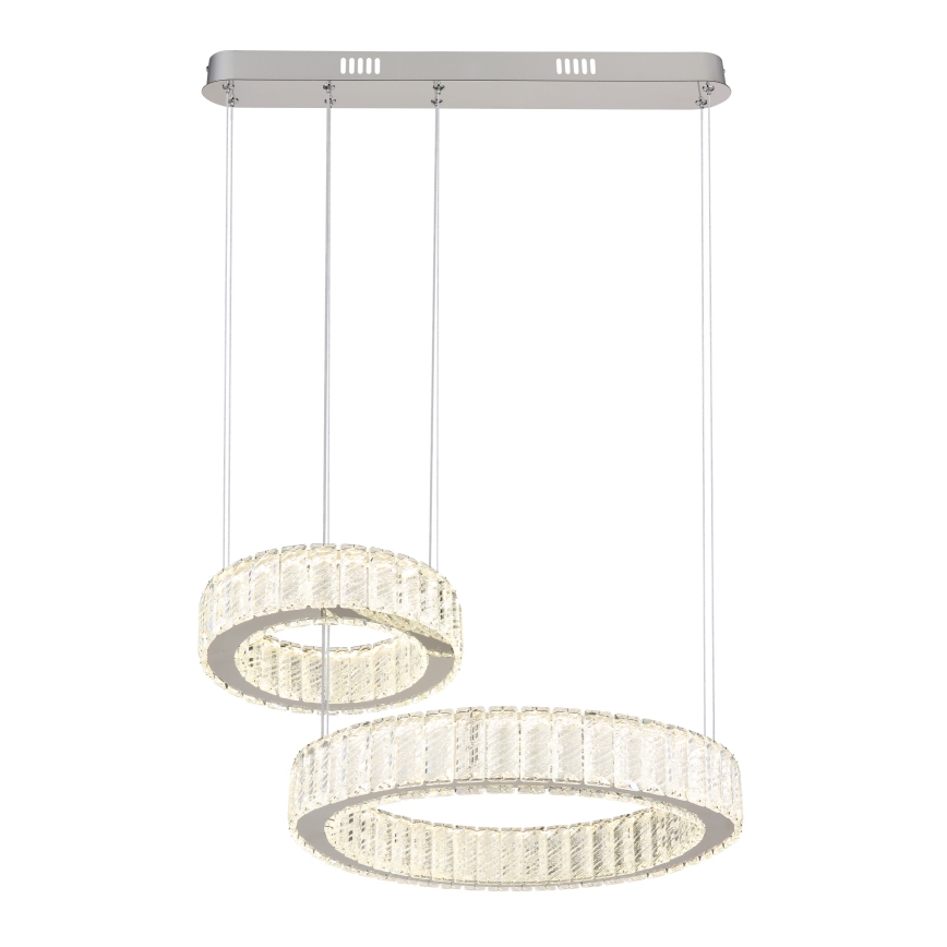 Globo - LED dimmbare Hängeleuchte an Seil LED/80W/230V 2700-6000K + Fernbedienung