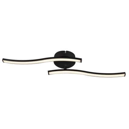 Globo - LED-Deckenleuchte 2xLED/6W/230V schwarz