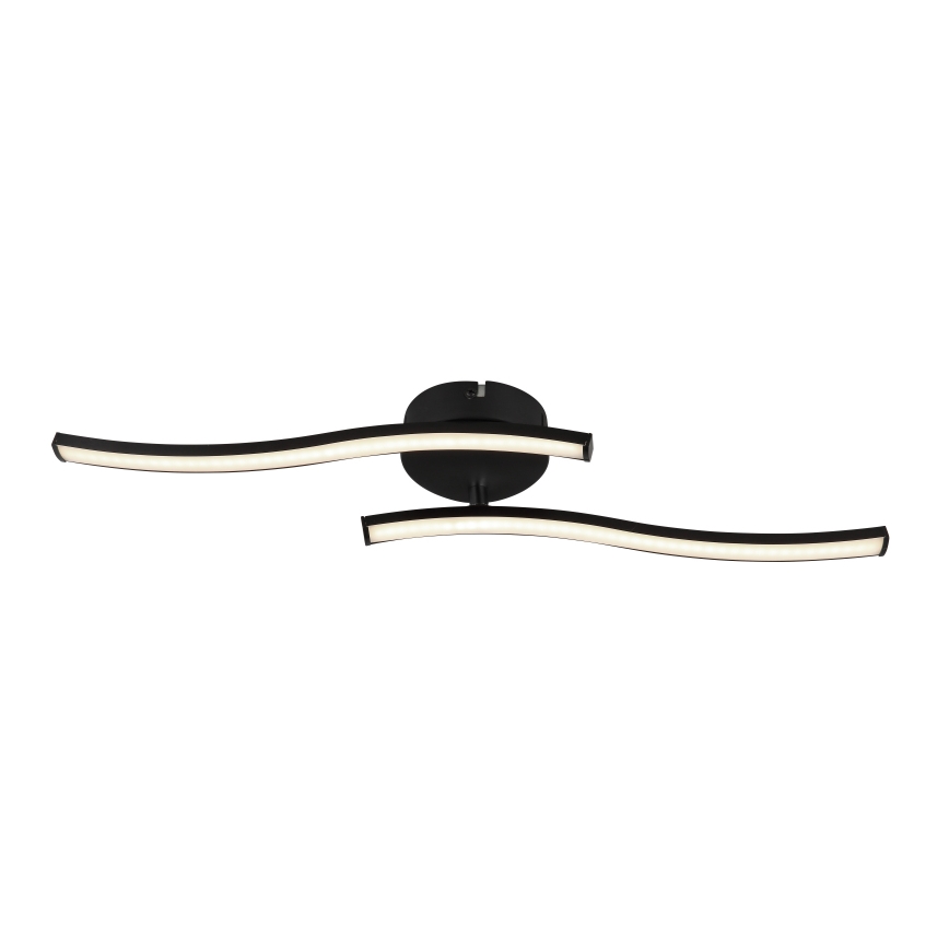 Globo - LED-Deckenleuchte 2xLED/6W/230V schwarz