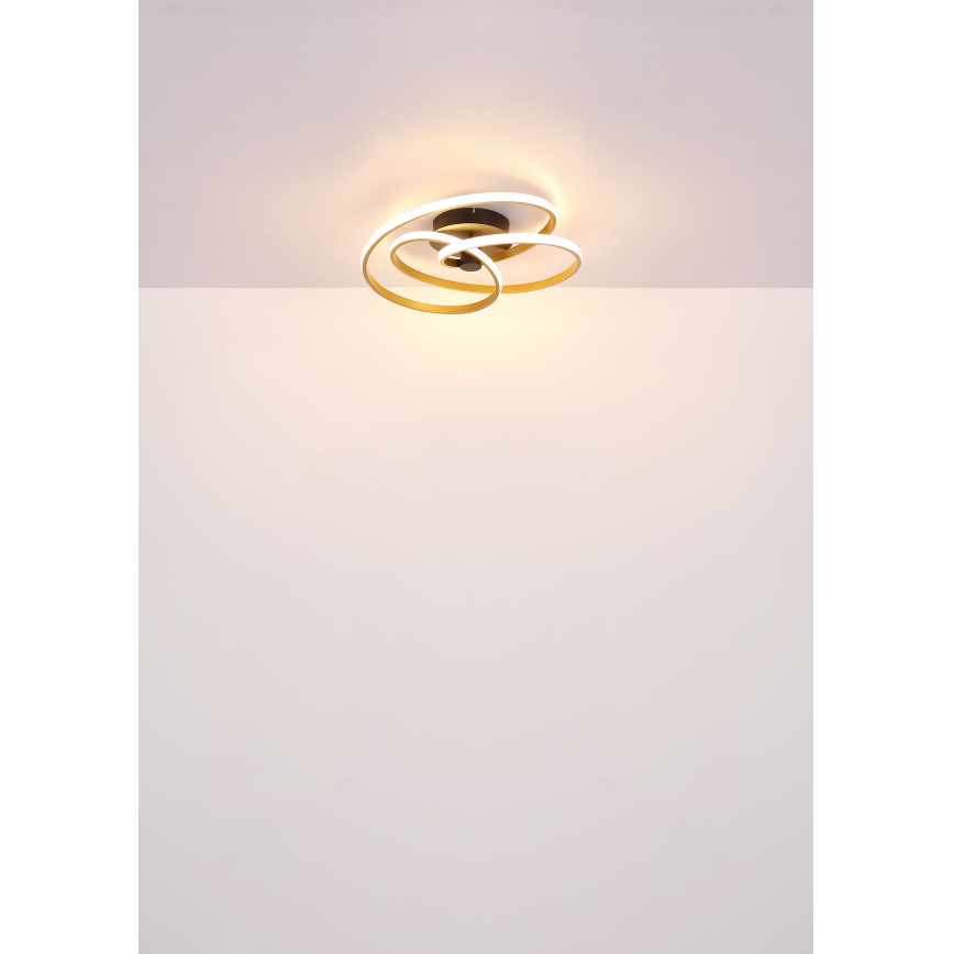 Globo - LED-Anbauleuchte LED/40W/230V 3000K matt Chrom/schwarz