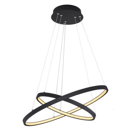 Globo - LED dimmbare Hängeleuchte an Seil 2xLED/21W/230V