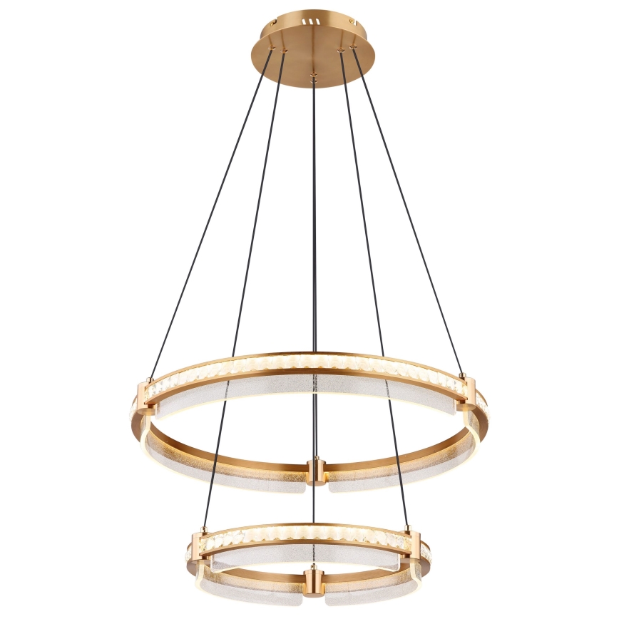 Globo - Dimmbarer LED-Kristall-Kronleuchter an Aufhängung LED/78W/230V 2700K-6000K + Fernbedienung