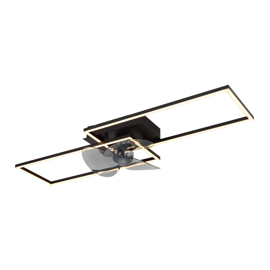 Globo - Dimmbare LED-Deckenleuchte mit Ventilator LED/38W/230V 3000-6500K + Fernbedienung