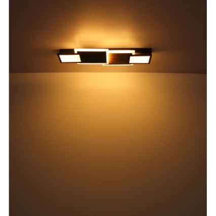 Globo 67279-30 - LED-Deckenleuchte CAROLINE LED/30W/230V 25x71,5 cm beige/schwarz