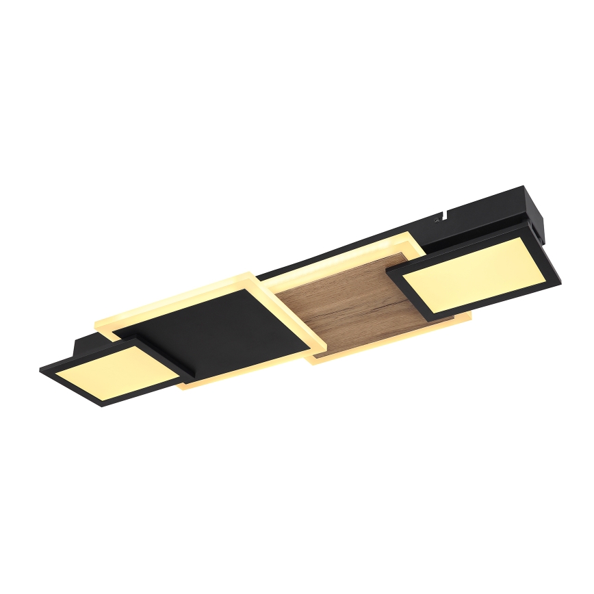 Globo 67279-30 - LED-Deckenleuchte CAROLINE LED/30W/230V 25x71,5 cm beige/schwarz
