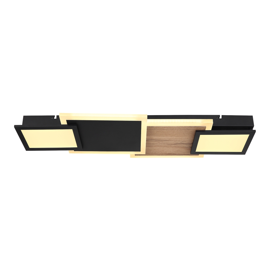 Globo 67279-30 - LED-Deckenleuchte CAROLINE LED/30W/230V 25x71,5 cm beige/schwarz