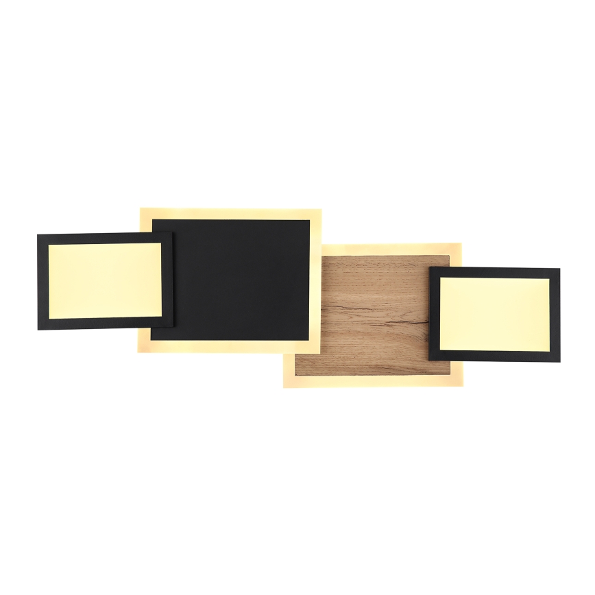 Globo 67279-30 - LED-Deckenleuchte CAROLINE LED/30W/230V 25x71,5 cm beige/schwarz