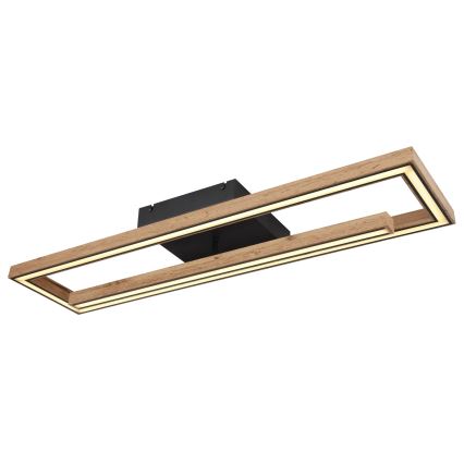 Globo 67287D1 - MANDERA LED-Deckenleuchte, 36 W, 230 V, 20 x 80 cm, braun