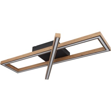 Globo 67287D1 - MANDERA LED-Deckenleuchte, 36 W, 230 V, 20 x 80 cm, braun